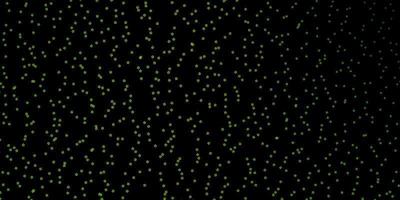 Dark Green, Yellow vector layout with bright stars.