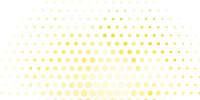 Light Green, Yellow vector background with spots.