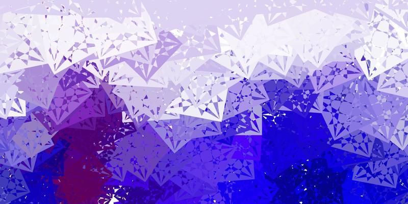 Light Blue, Red vector pattern with polygonal shapes.