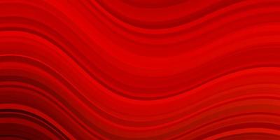 Dark Red vector backdrop with curves.