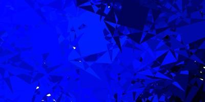 Dark BLUE vector template with triangle shapes.