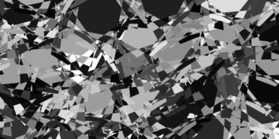 Light Gray vector background with triangles.