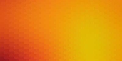 Light Red, Yellow vector backdrop with rectangles.