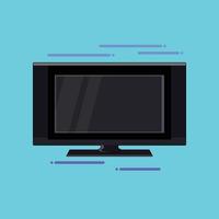 An illustration of a simple monitor screen vector