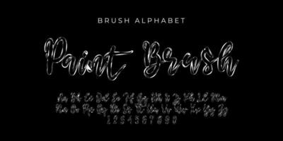 text effect and alphabet font vector