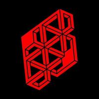 Impossible shape, optical illusion, vector. Optical art object. Geometric figure. Modern logo. vector
