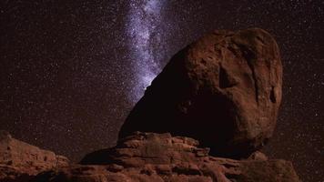 amazing Milky way over Monument Valley video