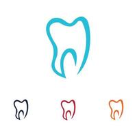 logotipo de vector dental