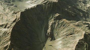 vista del paesaggio del pianeta alieno video