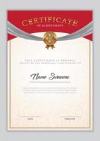 Certificate template design vector