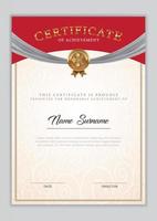 Certificate template design vector