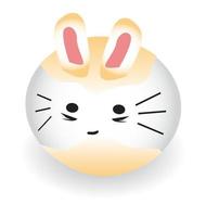 cute rabbit cartoon.vector,illustrator design. vector