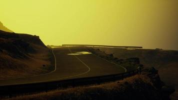 atlantic ocean road near the mountain video