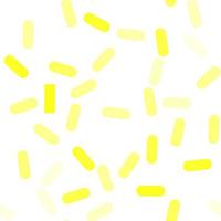 Pattern abstract background yellow tablets on white Vector