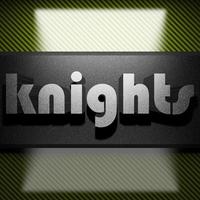 knights word of iron on carbon photo