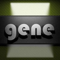 gene word of iron on carbon photo