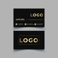 Luxury Business Card Design Template vector