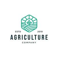 logotipo de agro granja - logotipo de agricultura vector