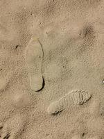 footprints in the sand photo