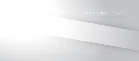 fondo blanco abstracto moderno y minimalista en estilo de semitono. diseño minimalista de fondo plateado. fondo degradado blanco y gris premium vector