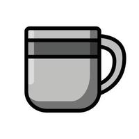 un icono de taza de vector