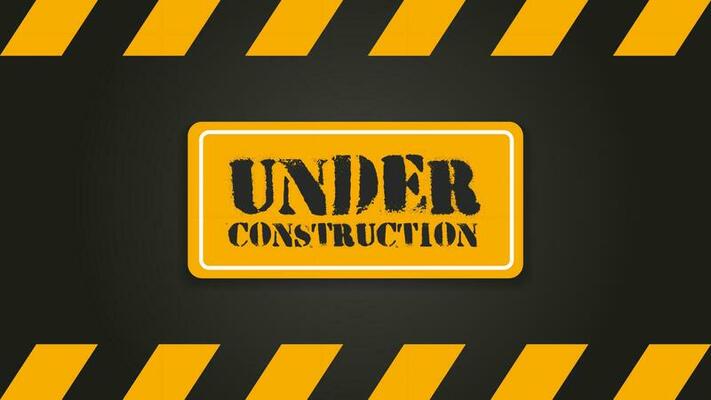 Vector of Under Construction Background. Perfect for warning content, any background, etc.