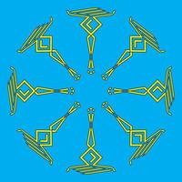 imagen abstracta geométrica vectorial para el logotipo, papel tapiz, comunidad de logotipos, empresa de logotipos y más vector