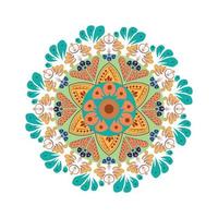 Mandala. Vector Ethnic Oriental Circle Ornament vector in illustration