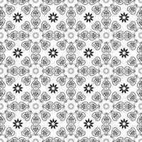 mandala floral Seamless geometric ornamental vector in illustration pattern. Abstract background