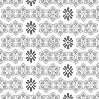 Black snowflake pattern. Fashion graphic background design. Modern stylish abstract texture. Diagonal ornament. Monochrome template for prints textiles, wrapping, wallpaper Vector illustration