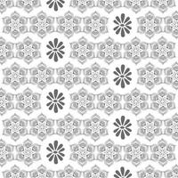 Black snowflake pattern. Fashion graphic background design. Modern stylish abstract texture. Diagonal ornament. Monochrome template for prints textiles, wrapping, wallpaper Vector illustration