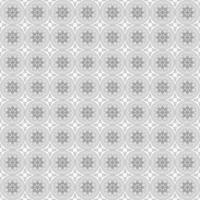 Mandala flower geometric black and white pattern. Seamless vector background vector in illustration