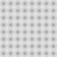 Mandala flower geometric black and white pattern. Seamless vector background vector in illustration