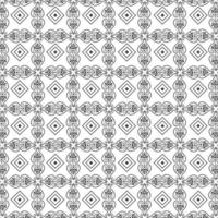 beautiful Seamless geometric with black pattern Vector illustration abstract background.