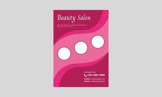 Spa, beauty, and massage flyer design template. Beauty spa hair salon print ready flyer template design. leaflet,  a4 size, flyer, cover, poster, brochure design vector