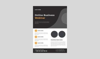 Zoom Meeting Flyer Vector Art, Icons, and Graphics for Free Download