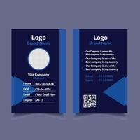 Creative And Simple ID Card Design vector