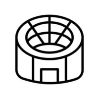 Stadium icon. line icon style. suitable for football field icon. simple design editable. Design template vector