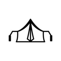 Tent icon. line icon style. suitable for camping icon. simple design editable. Design template vector