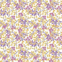 Free Floral seamless pattern design for textile vector