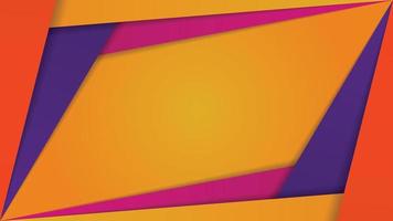 colorful overlap line frame background vector with center writing place suitable for billboard, announcement board, text message board, backdrop, website. EPS 10