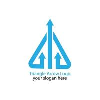 Vector triangle arrow Logo