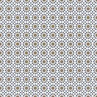 Mandala flower geometric color pattern. Seamless vector background vector in illustration