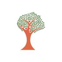 logotipo del árbol genealógico vector