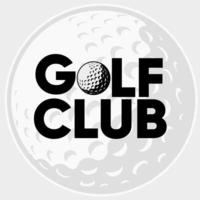 plantilla de logotipo de golf vector