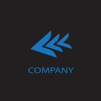 unique company logo design icon. vector