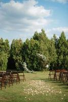 wedding ceremony area photo