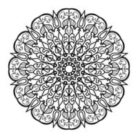 Mandalas for coloring book. Decorative round ornaments. vector