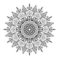 Mandalas for coloring book. Decorative round ornaments. vector