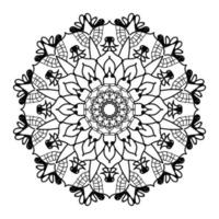 Mandalas for coloring book. Decorative round ornaments. vector